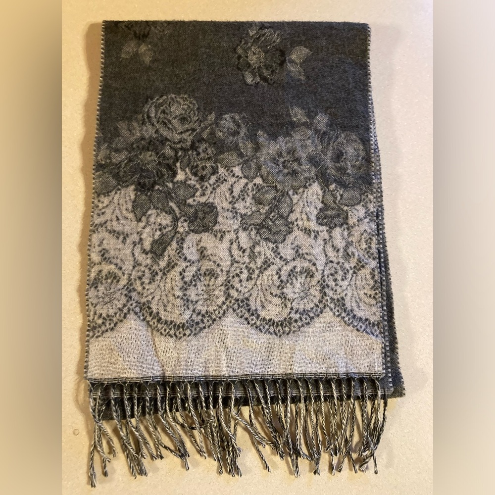 Cashmere Floral Scarf